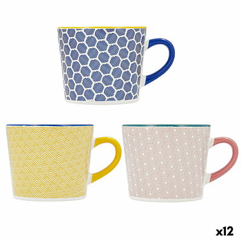 Koppar Quid Pippa Multicolour Keramik 350 ml (12 antal)
