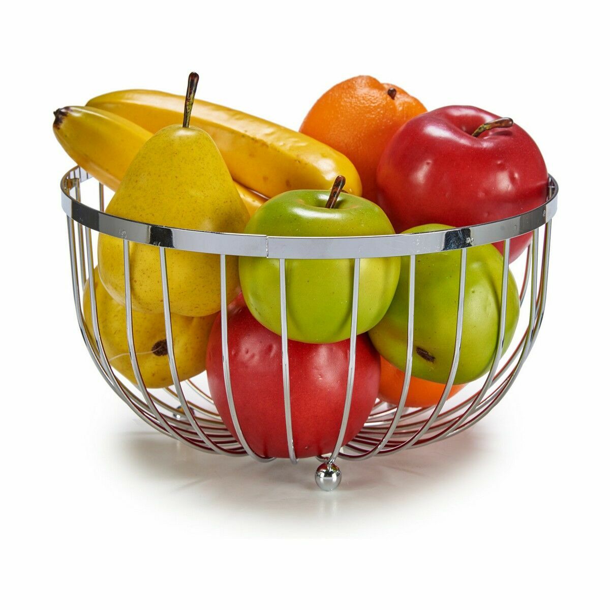 Fruktskål Järn Silvrig 25 x 14 x 25 cm (24 antal) - 3