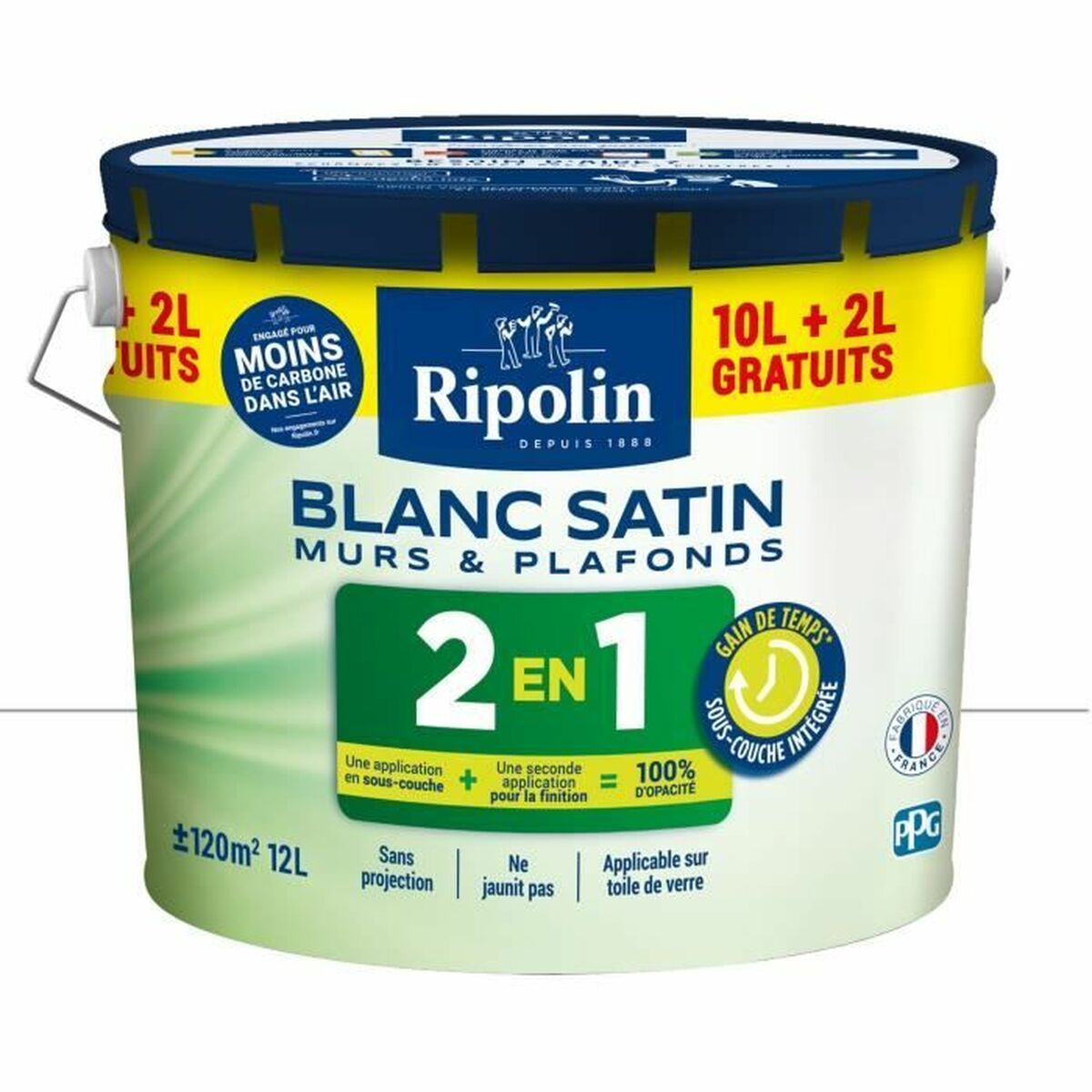 Grundfärg Ripolin Vit Satinfinish 12 L - 2