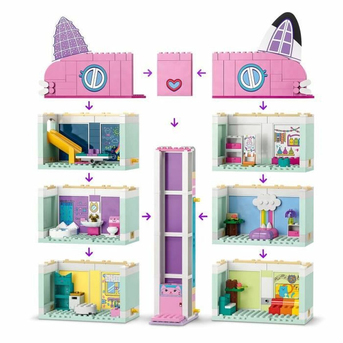 Playset Lego 10788 Cabbys Dollhouse - 6