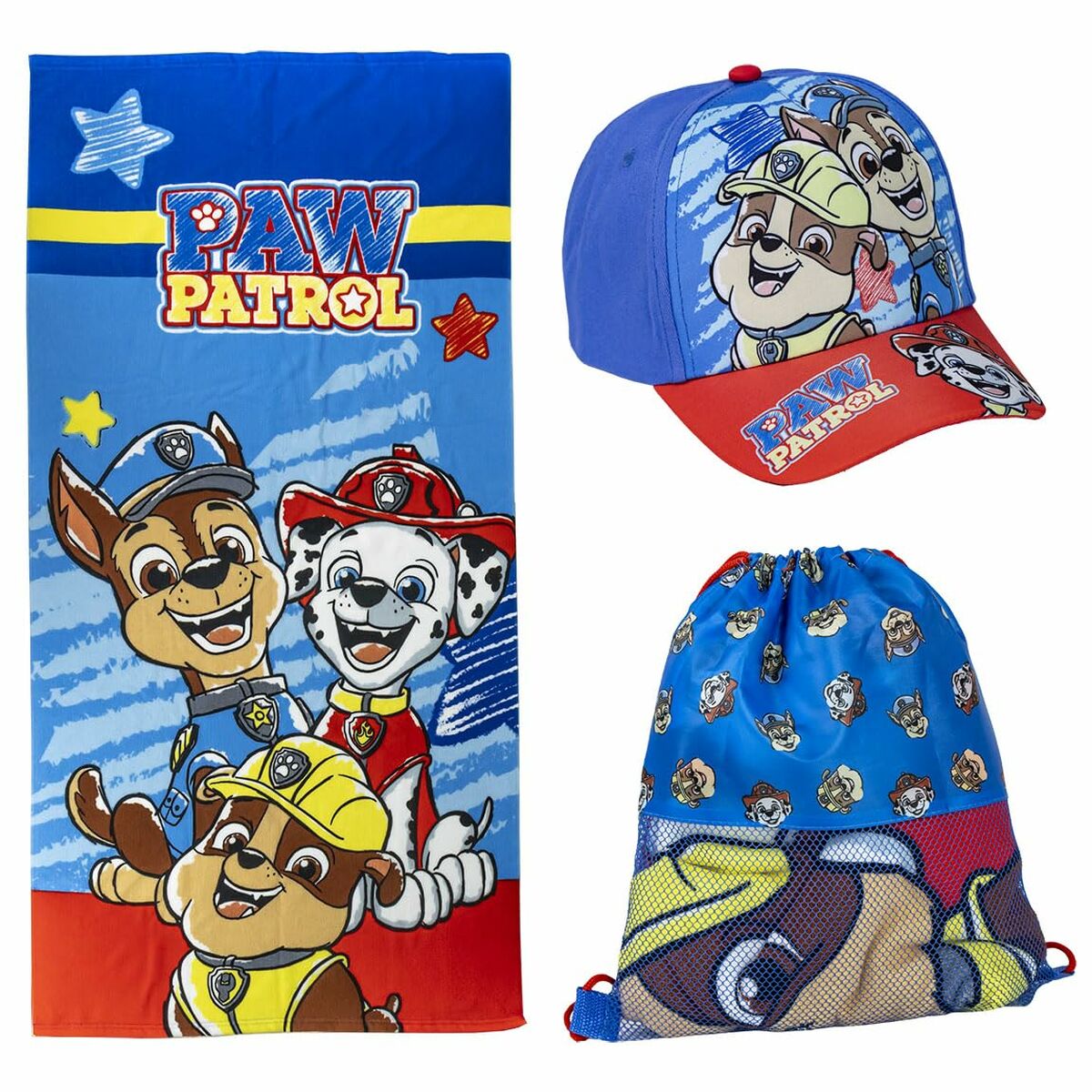 Strandbadduk The Paw Patrol Blå 27 x 33 x 7 cm 3 Delar