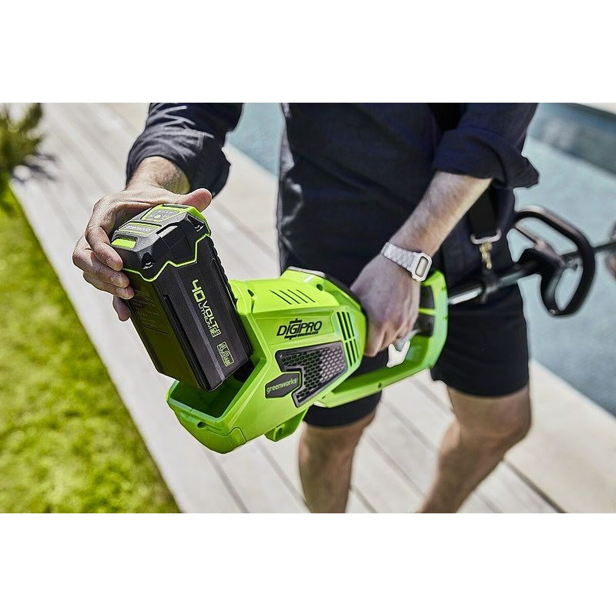 Flerfunktionsröjsåg Greenworks G40LT 40 V Ø 40 cm - 3