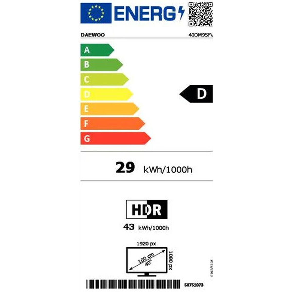 Smart TV Daewoo 40DM95FV Full HD 40" LED - 2