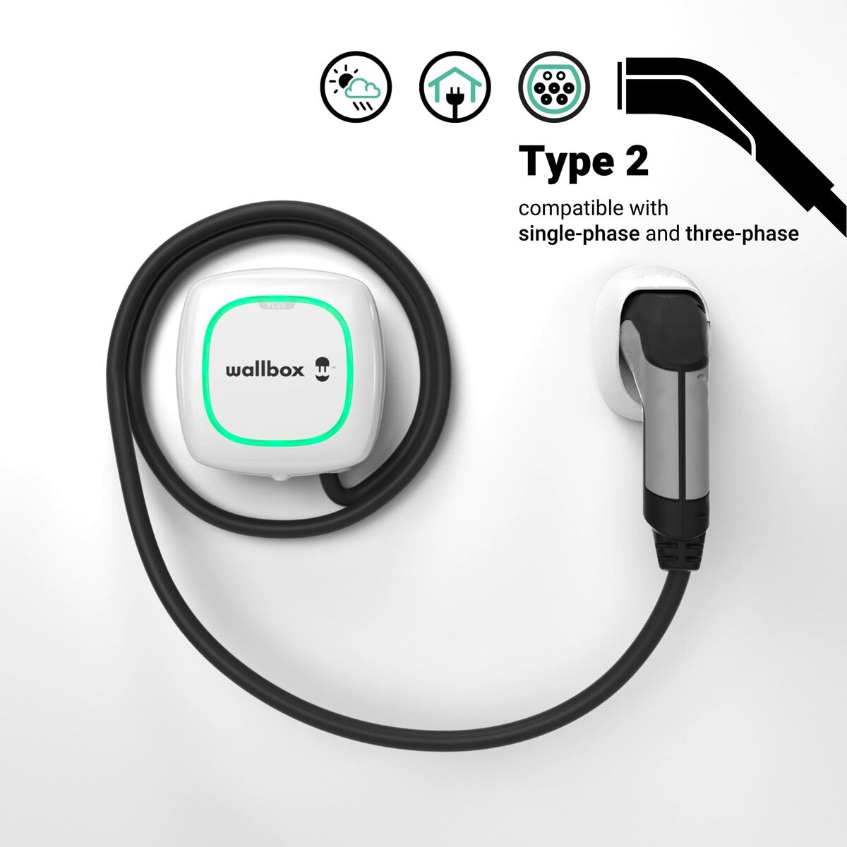 Batteriladdare Wallbox Pulsar Plus 7.4W T2 - 10