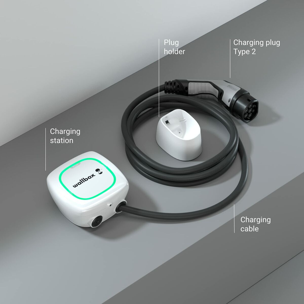 Batteriladdare Wallbox Pulsar Plus 7.4W T2 - 17