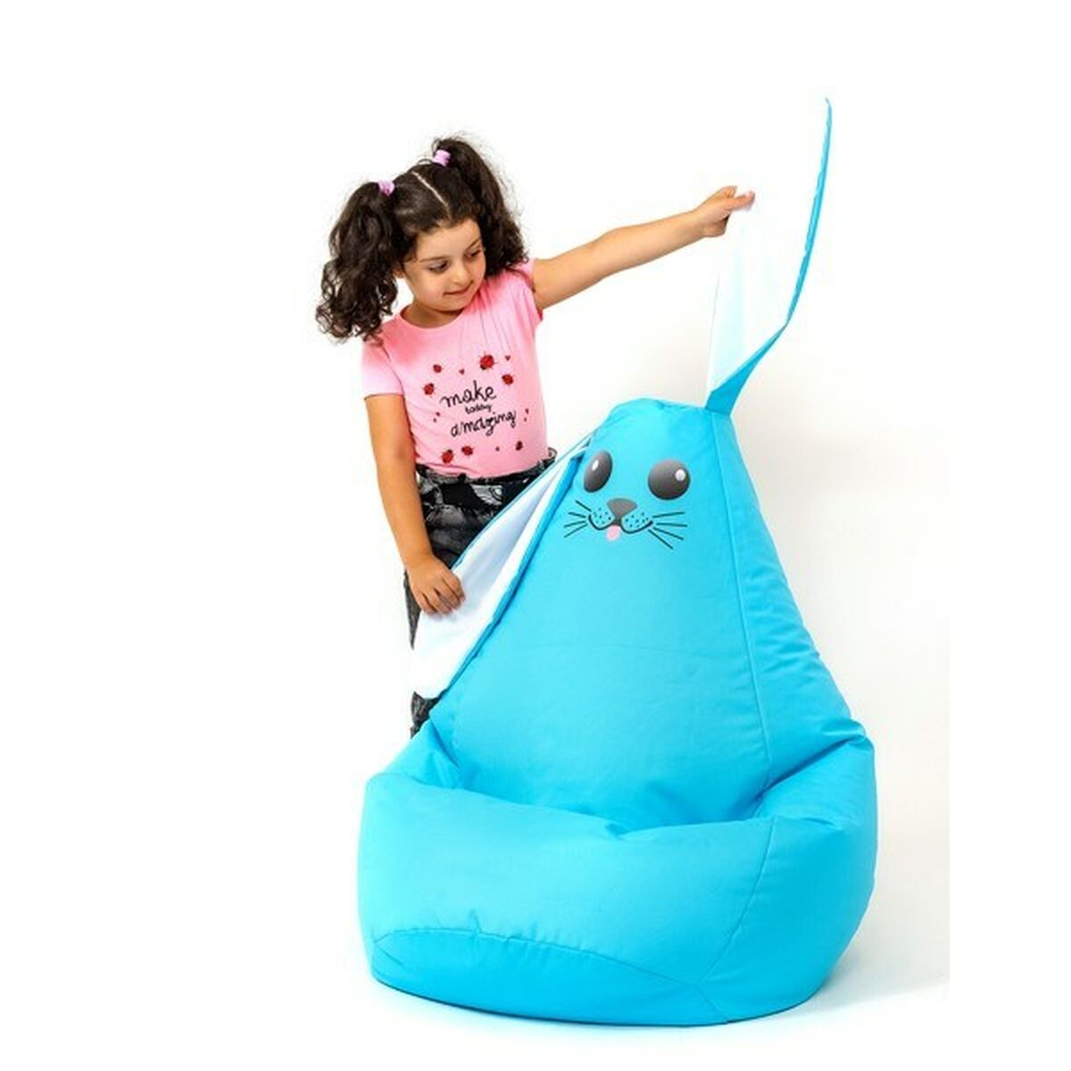 Puff GO GIFT Blå Oxford 105 x 80 cm - 3