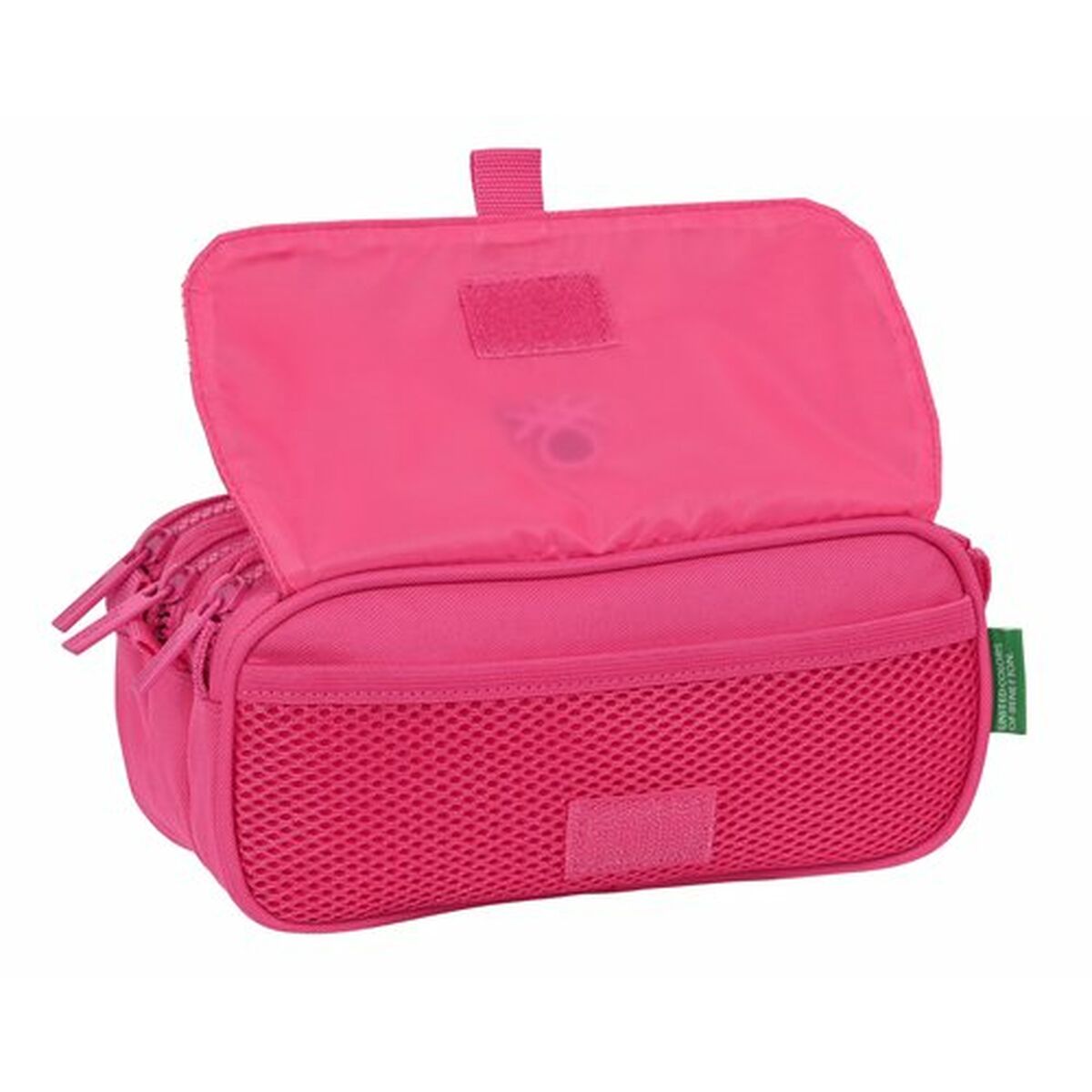 Tredubbel Carry-all Benetton Raspberry 21,5 x 10 x 8 cm Fuchsia - 2