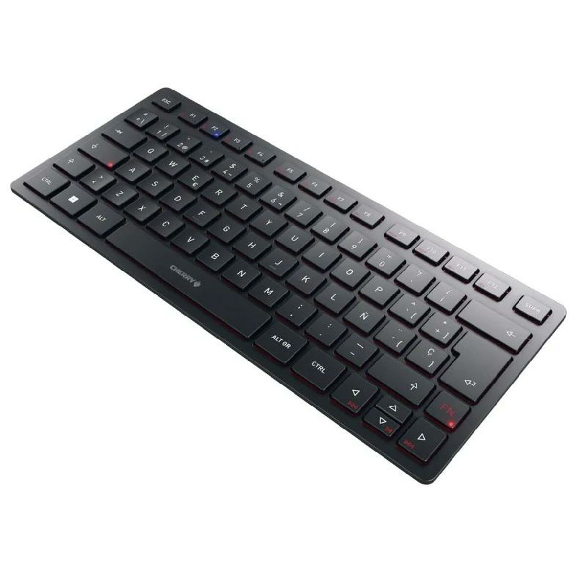 Tangentbord Cherry KW 9200 MINI Qwerty Spanska Svart - 3
