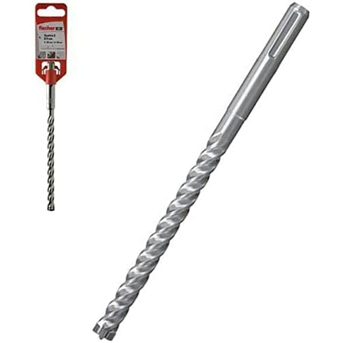 Spolset Fischer Quattric II SDS Plus Rostfritt stål Stål 10 x 215 mm - 5