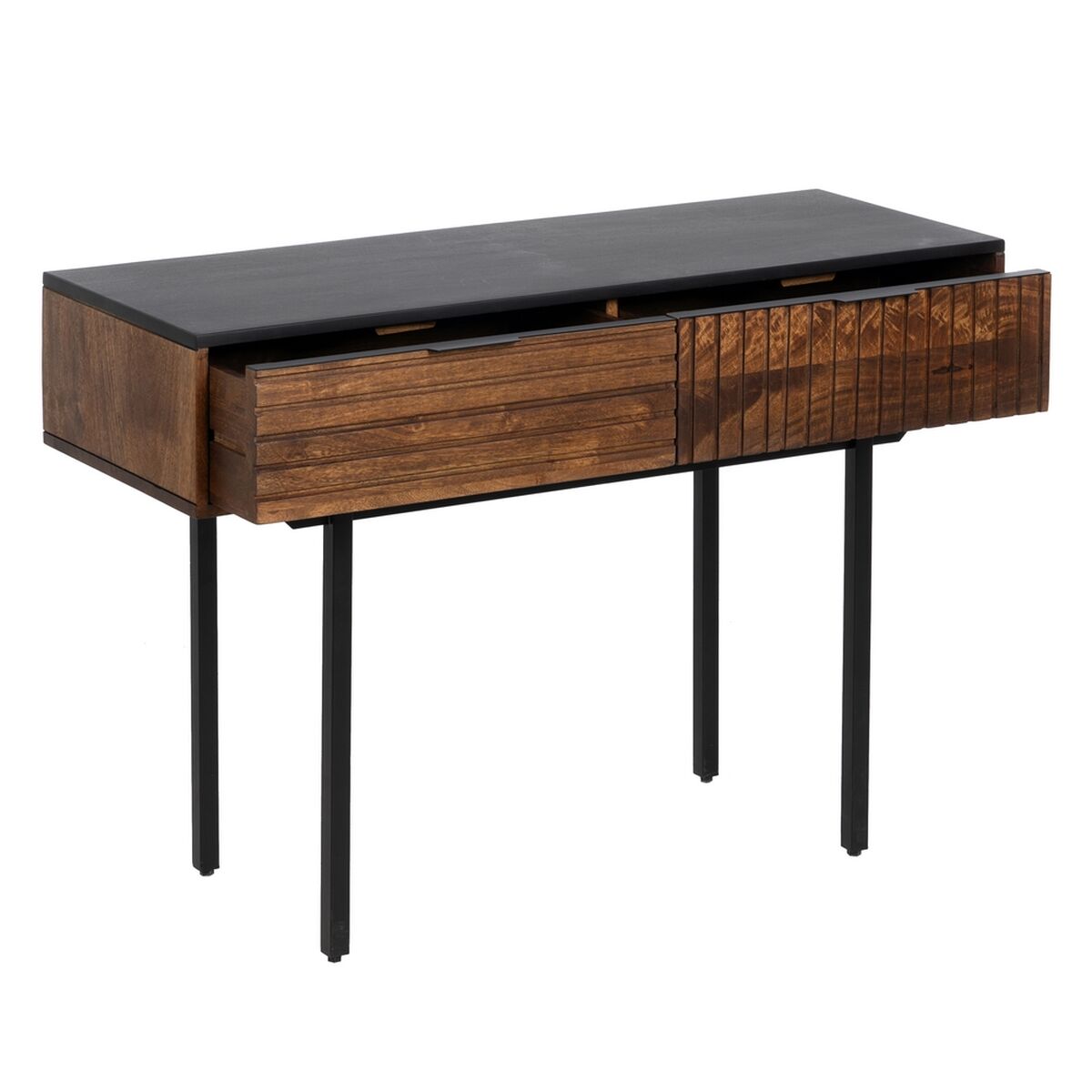 Mottagare ABNER Brun Svart 110 x 40 x 76 cm - 9