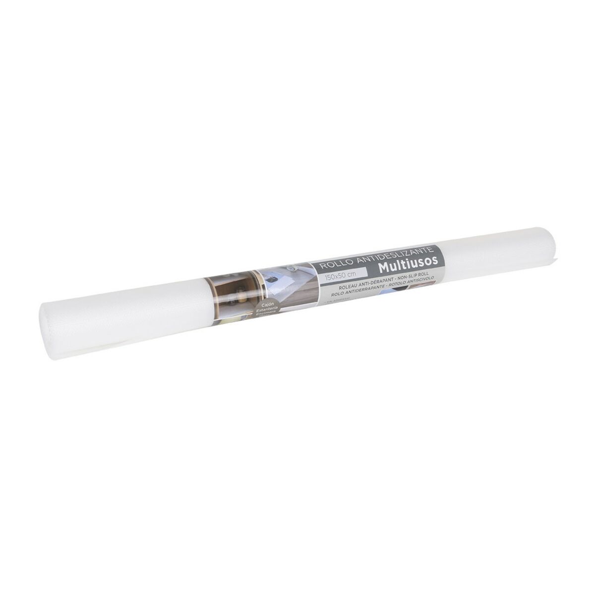 Roll of Anti-Slip Material Confortime Transparent 50 x 150 cm Flera användningsområden - 4