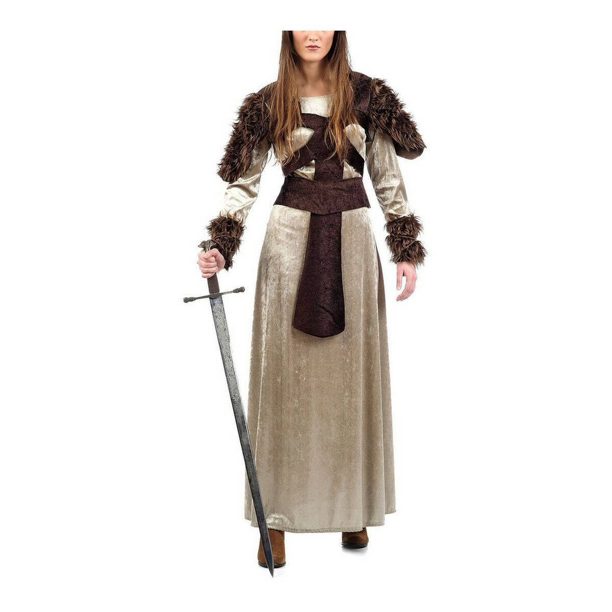Maskeraddräkt vuxna Freya Storlek L Viking - 2