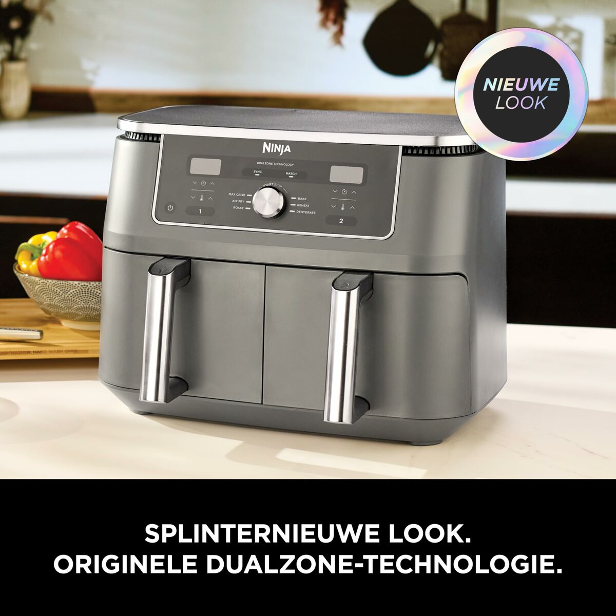 Luftfritös NINJA DZ400EU Grå 2470 w 4 Kg 9,5 L - 3