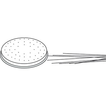 Pasta munstycke Disk Ø 57 mm Capelli d'Angelo