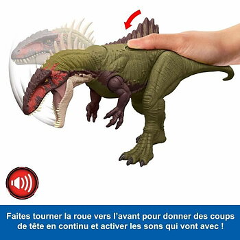 Actionfigurer Jurassic World Becklespinax HXF52 Dinosaurie Ljud
