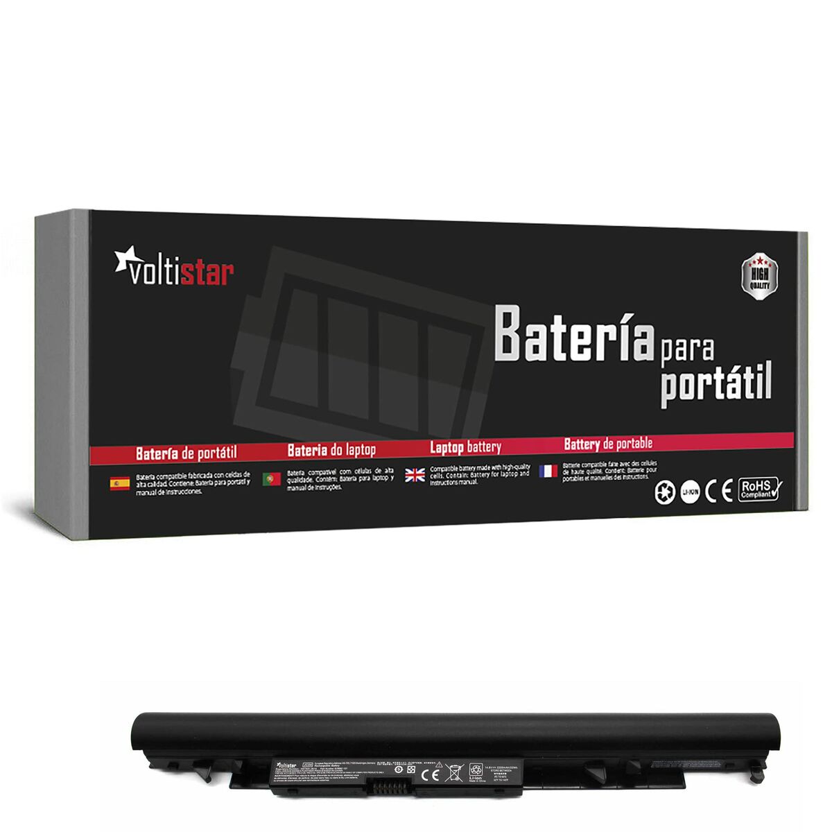 Laptopbatteri Voltistar BAT2172 Svart 2200 mAh
