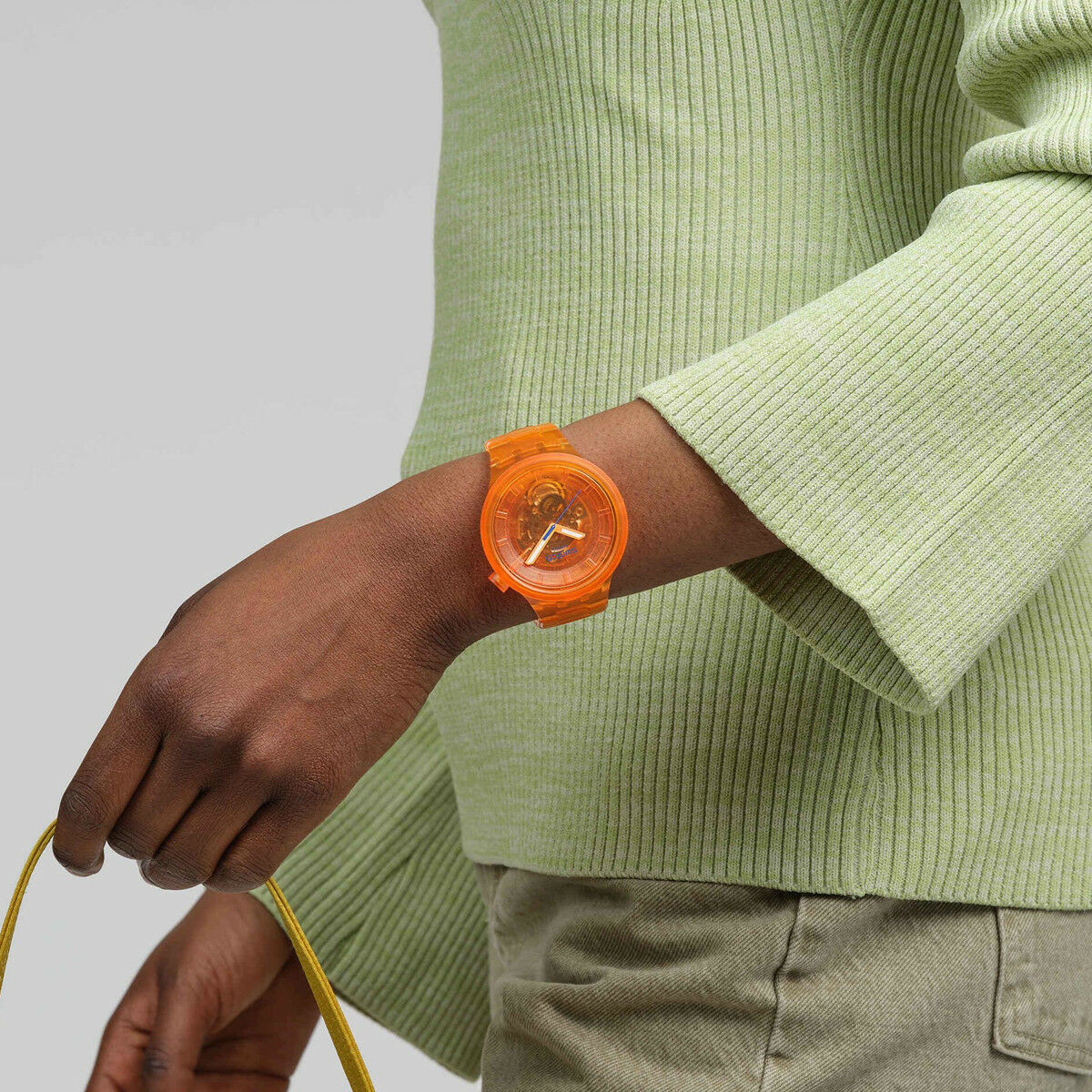 Herrklocka Swatch SB05O103 Orange (Ø 47 mm) - 3