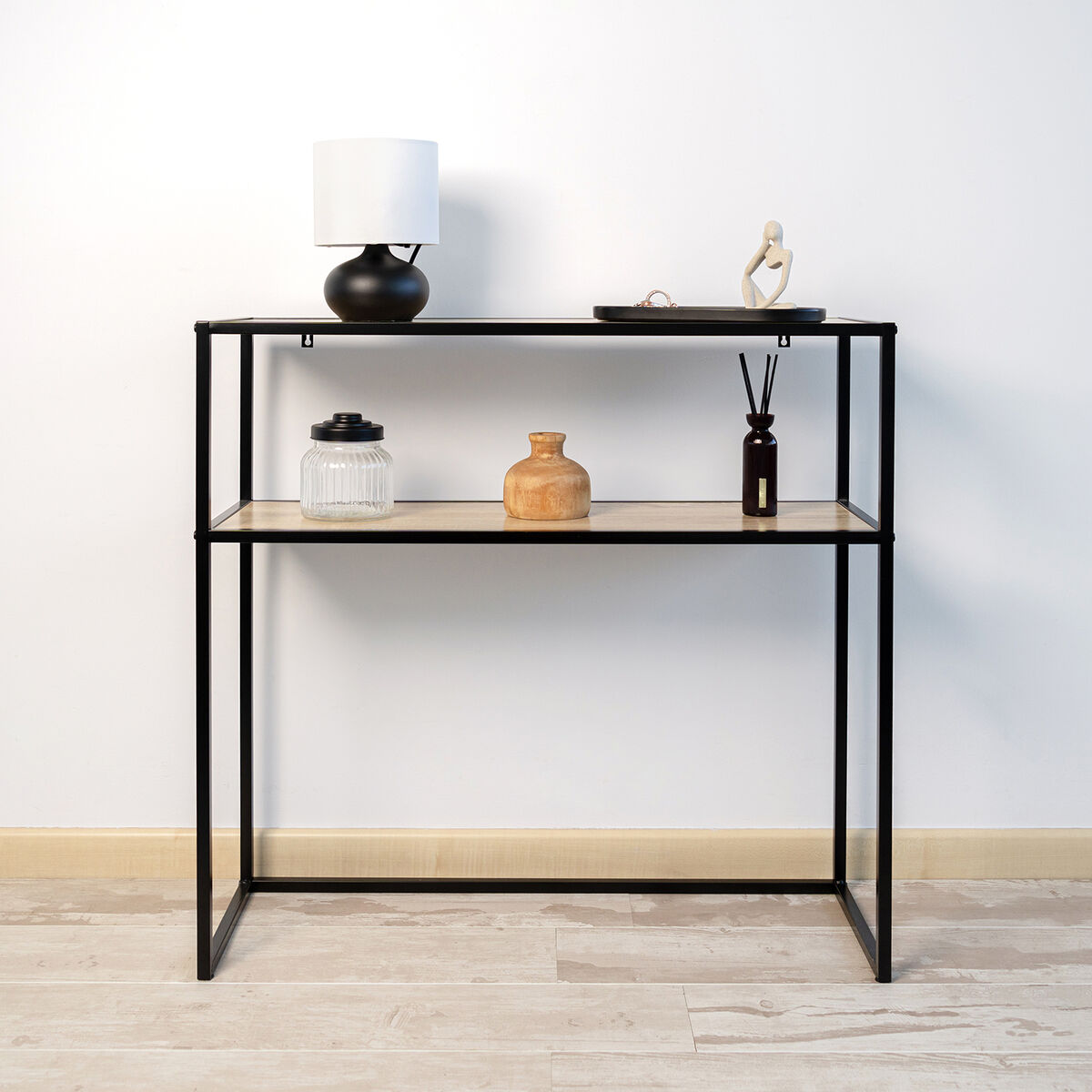 Bokhylla Vinthera Moa Metall Trä MDF 78 x 27 x 77 cm (4 antal) - 2
