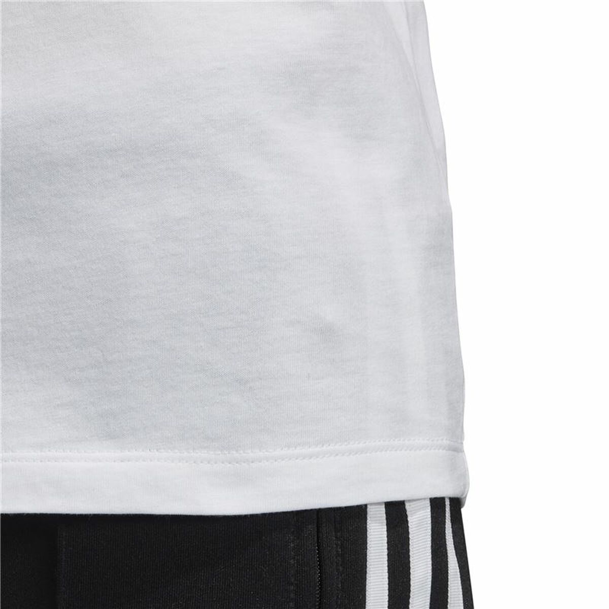 T-shirt med kortärm Dam Adidas 3 stripes Vit - 7