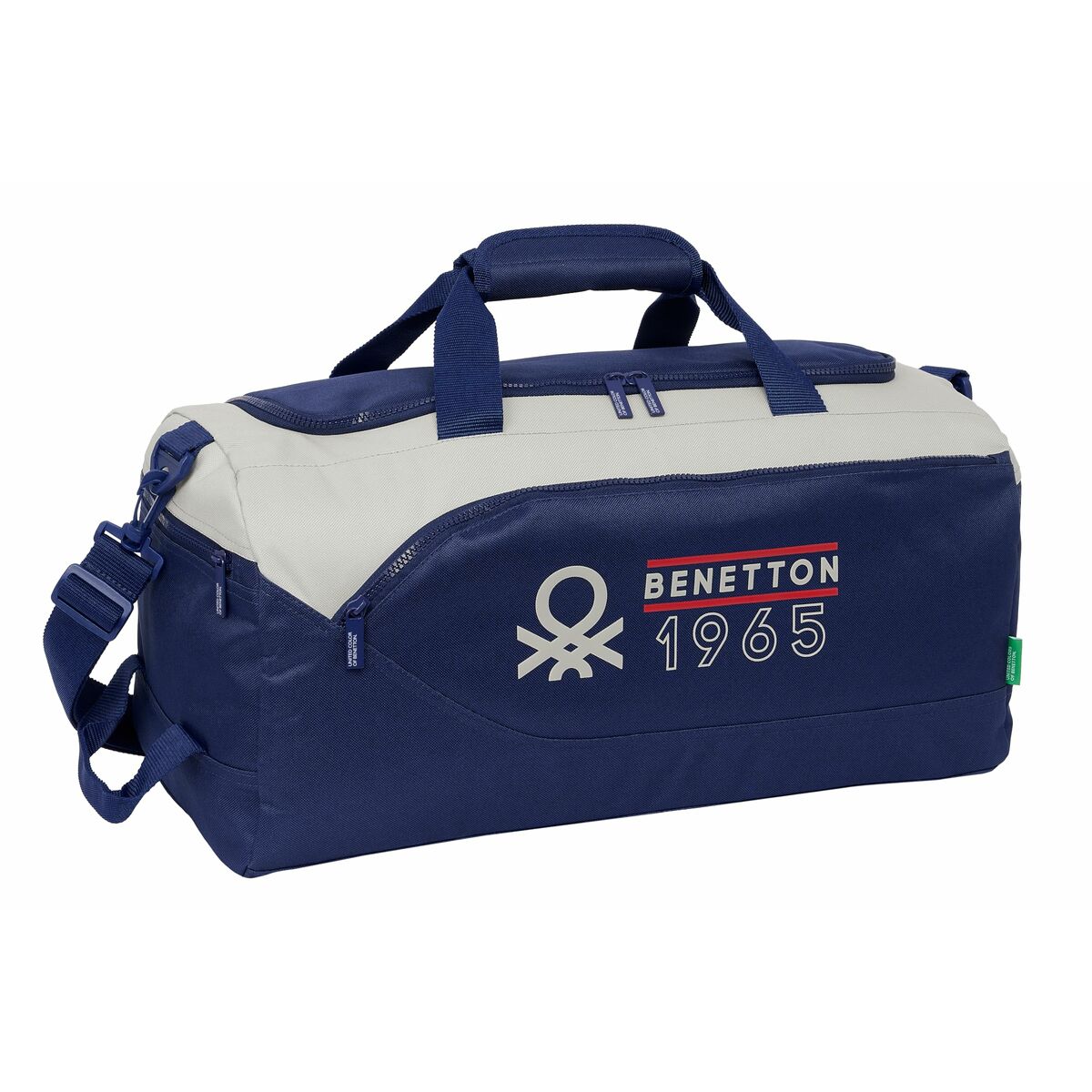 Sportväska Benetton Varsity Grå 50 x 25 x 25 cm Barn