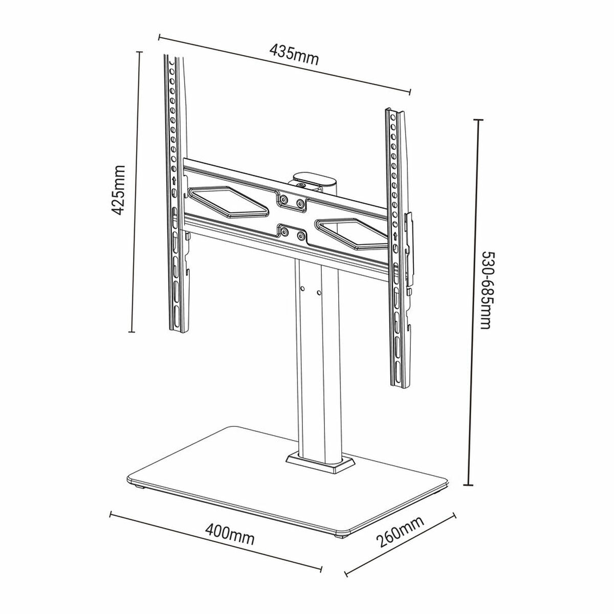 TV-fäste TM Electron 32"-50" 30 Kg - 9