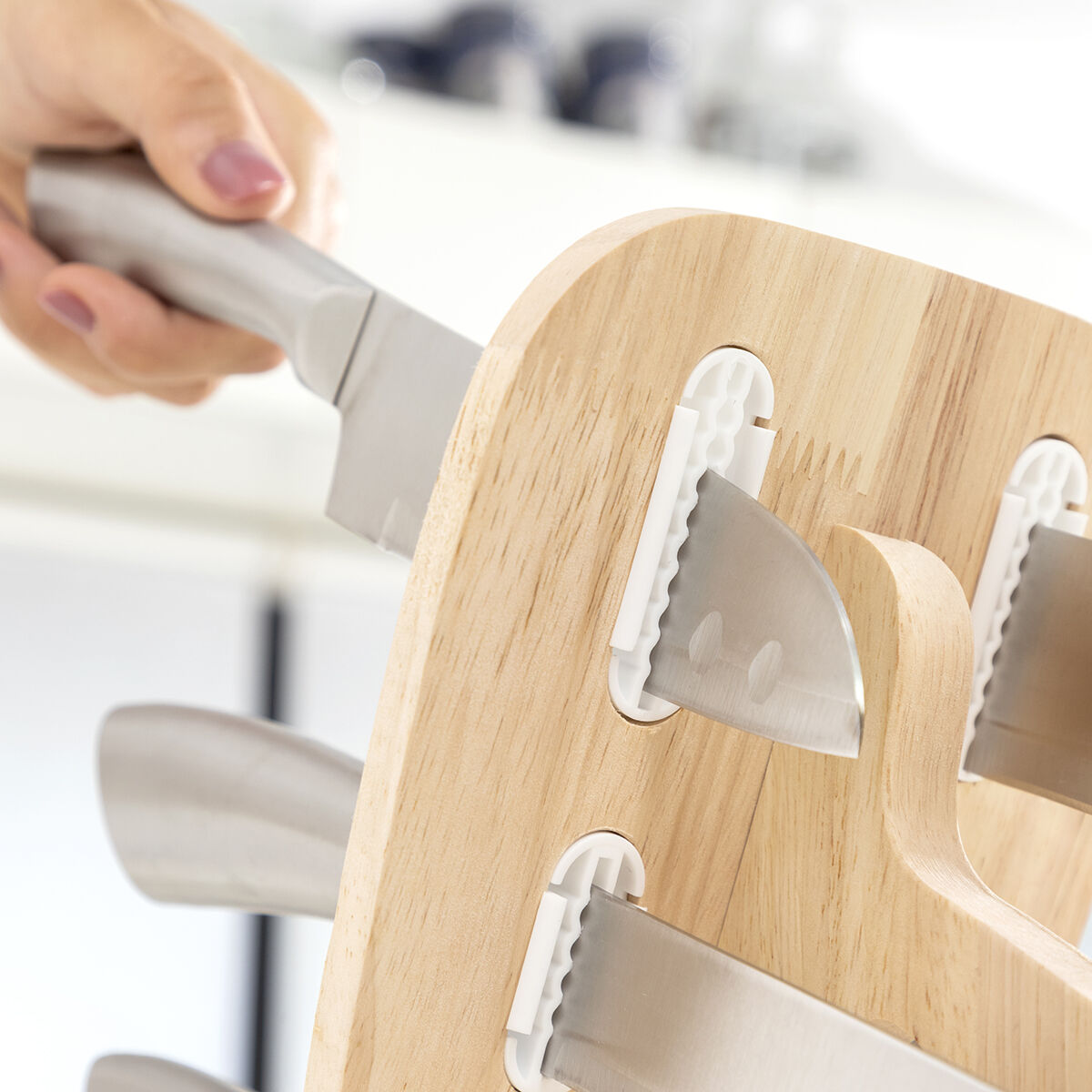Knivset med trähållare Spartan InnovaGoods 7 Delar - 25
