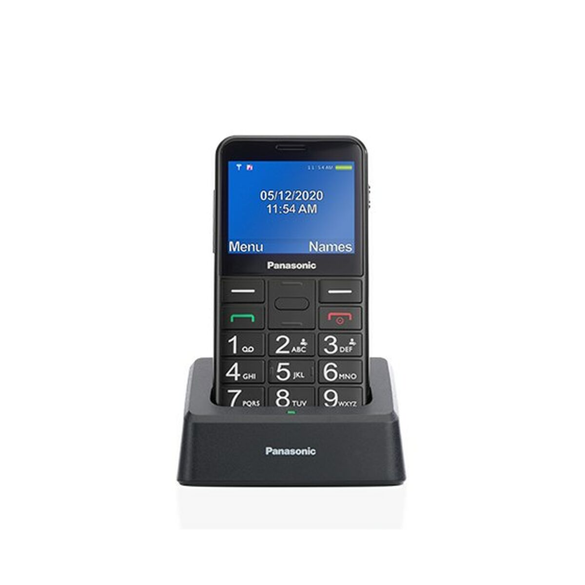 Mobiltelefon Panasonic KX-TU155EXBN 2,4" Svart - 2