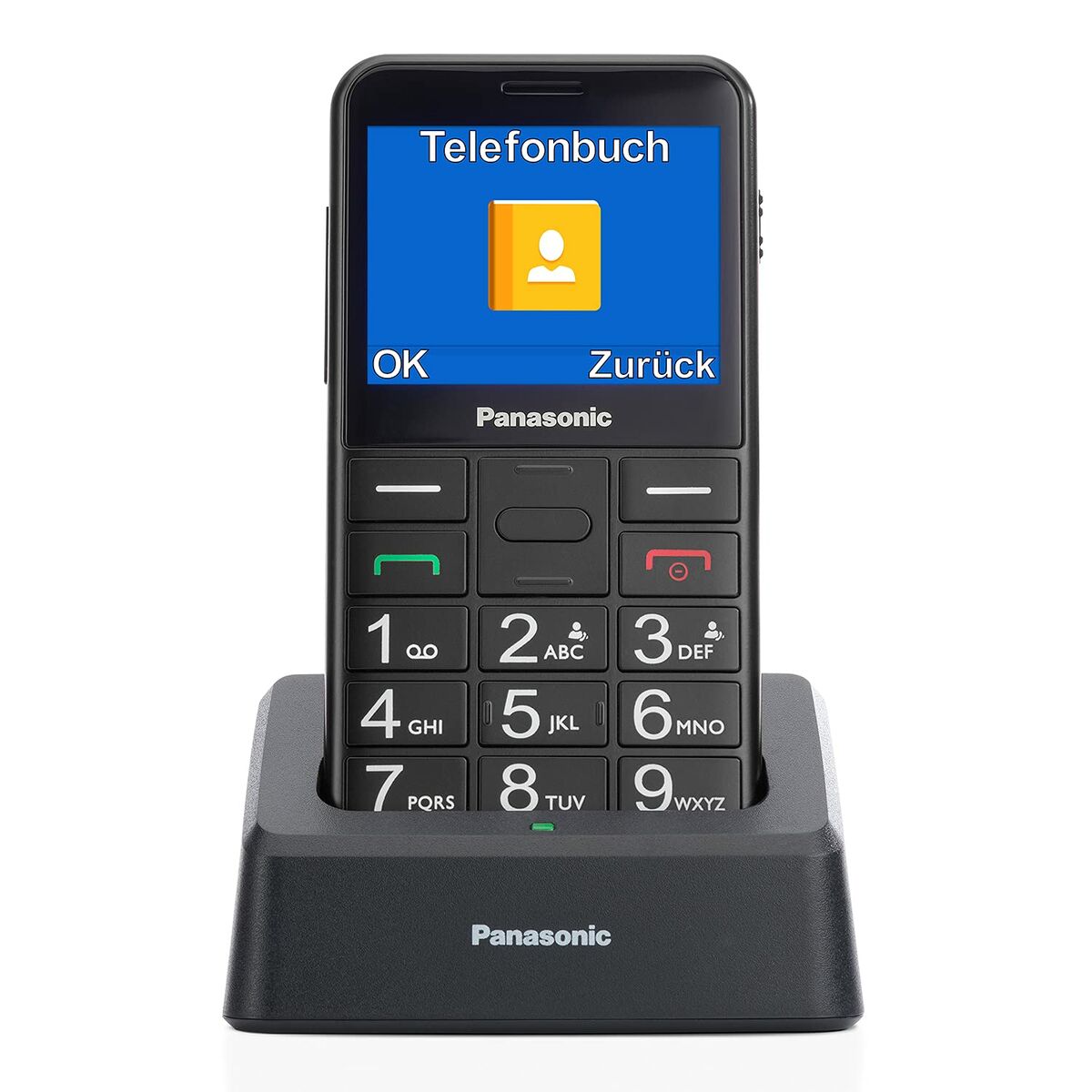 Mobiltelefon Panasonic KX-TU155EXBN 2,4" Svart - 3