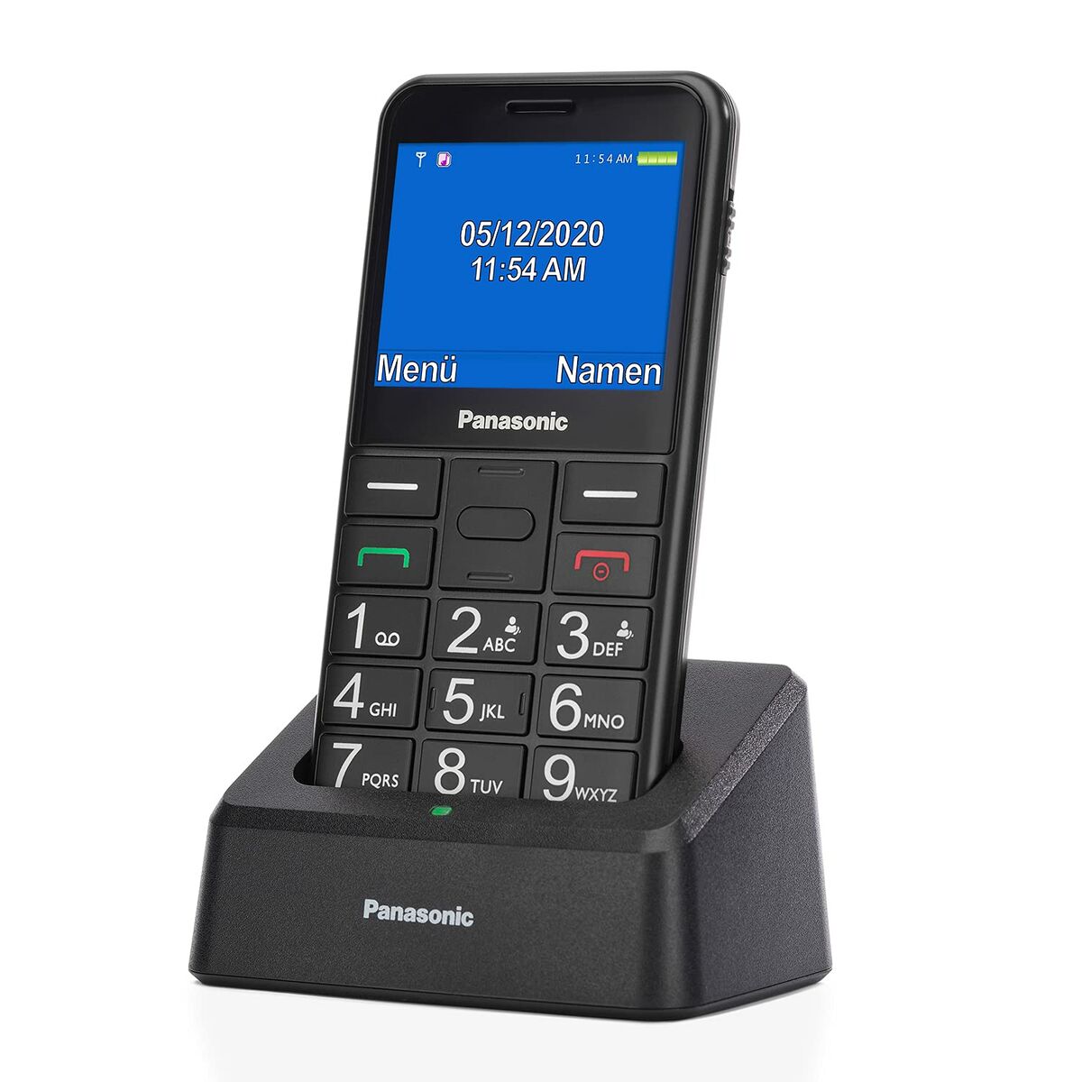 Mobiltelefon Panasonic KX-TU155EXBN 2,4" Svart - 4
