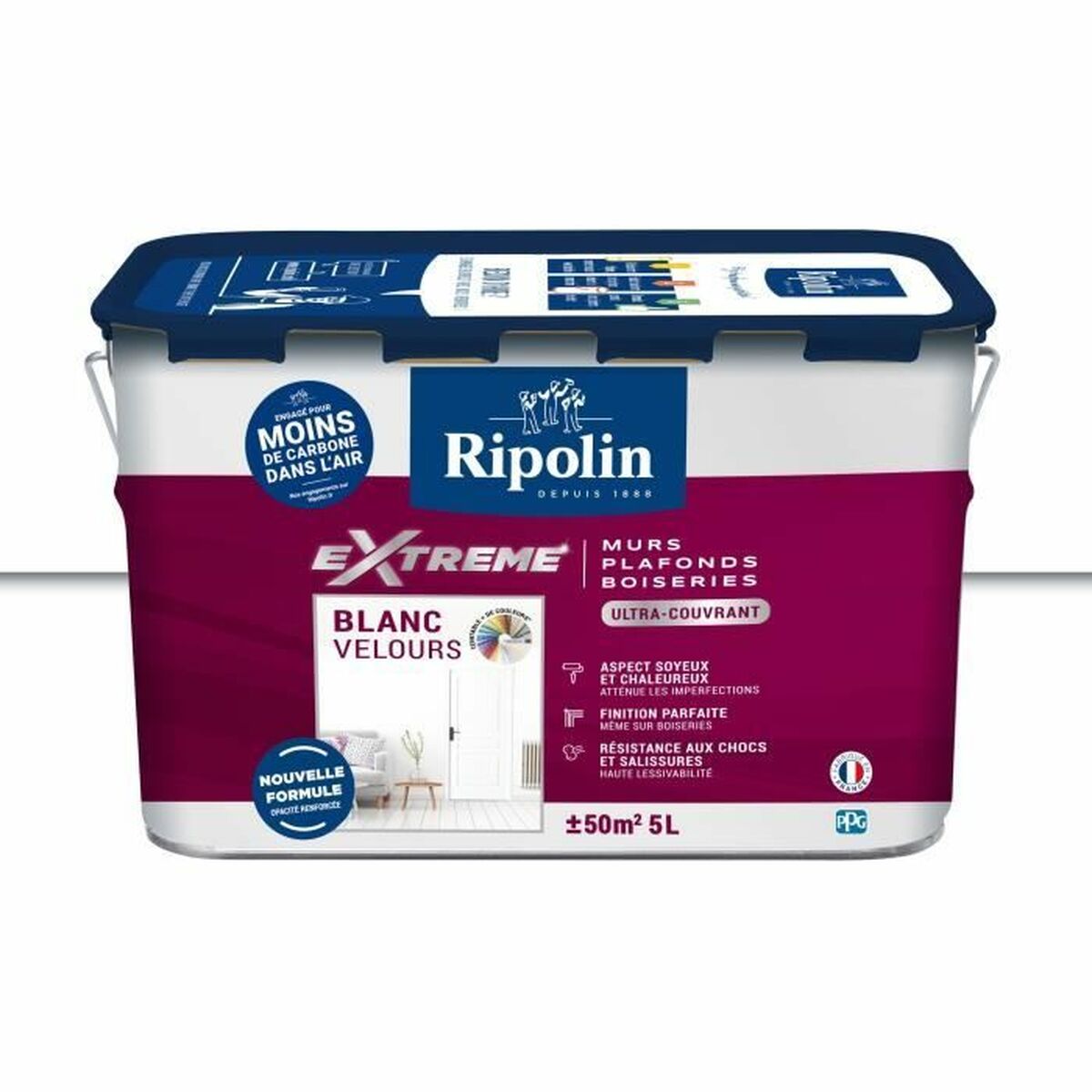 Grundfärg Ripolin Vit 5 L Matt - 2
