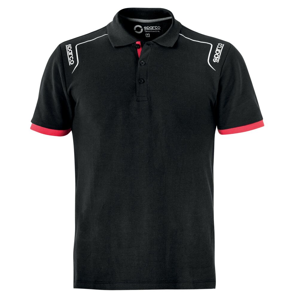 Polotröja kortärmad Sparco TECH STRETCH Svart M