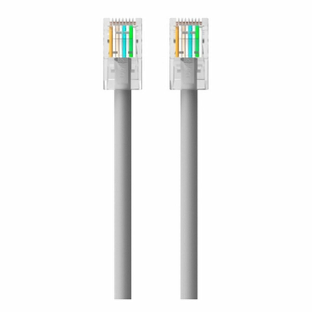 Nätkabel UTP Styv Kategori 6 Belkin A3L981BT01M-H-S Grå 1 m 1 antal