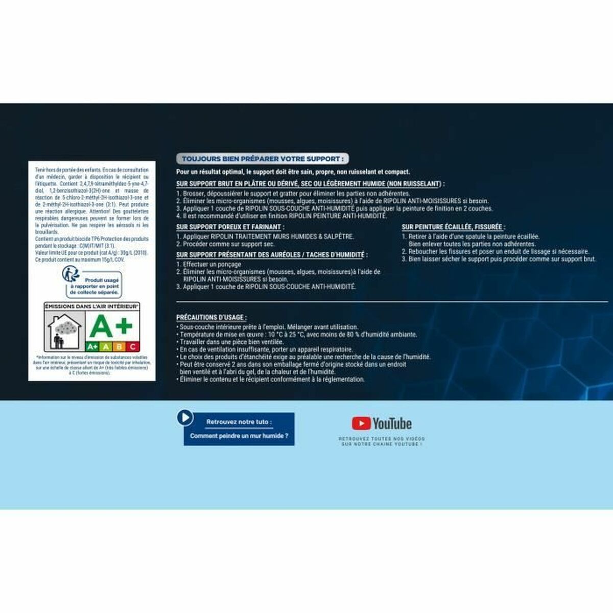 Grundfärg Ripolin Vit Matt 0,75 L - 6