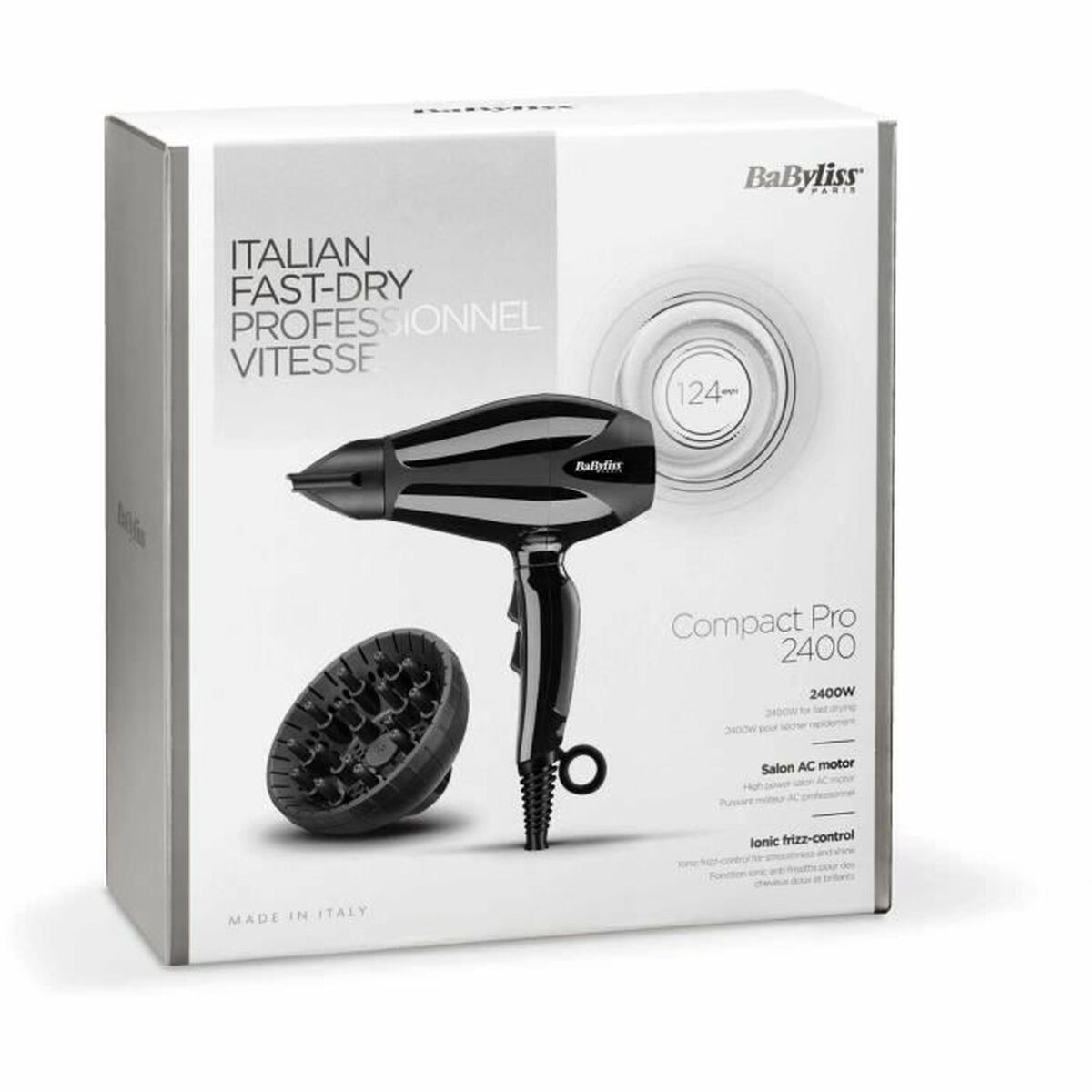 Hårtork Babyliss 6715DE 2400W 2200 W Svart - 2