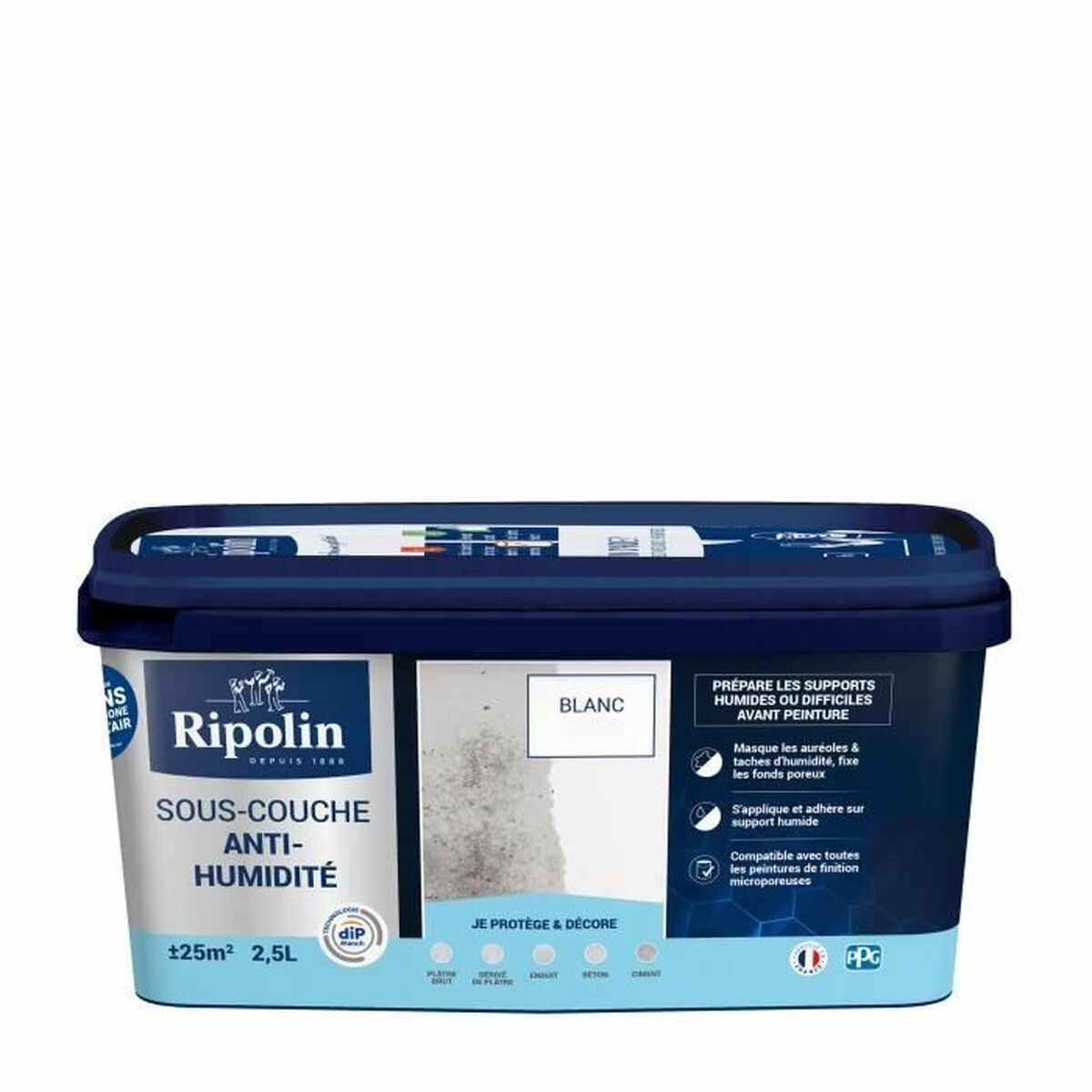 Grundfärg Ripolin Vit Matt 2,5 L