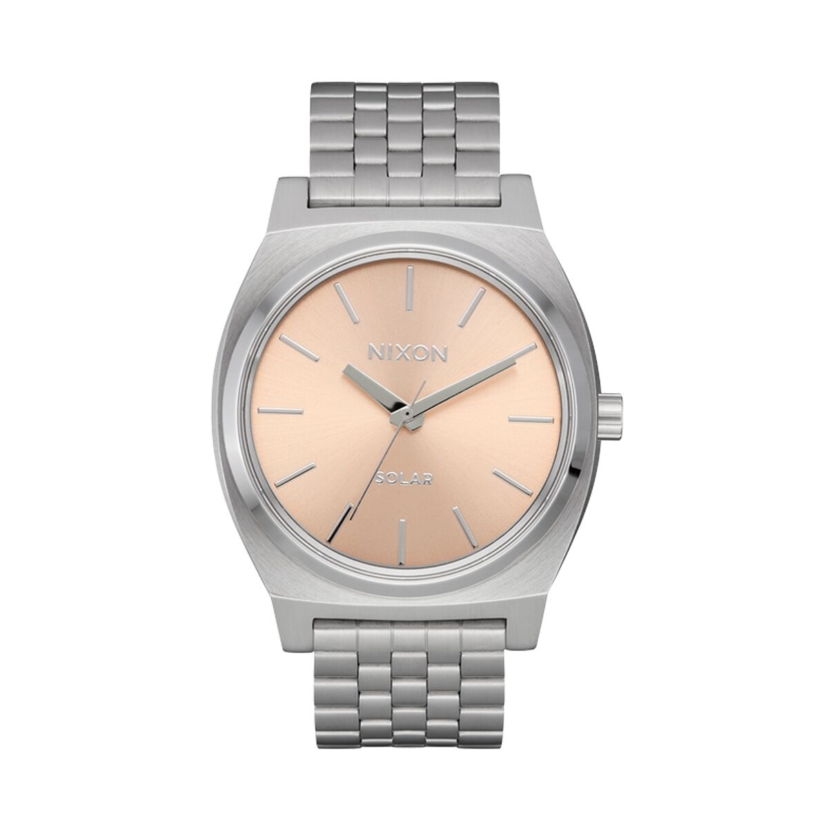 Herrklocka Nixon TIME TELLER SOLAR Silvrig