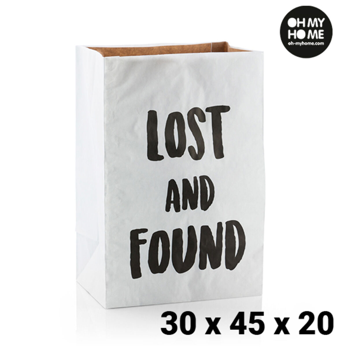 Medium papperskasse Oh My Home (30 x 45 x 20 cm) - 4
