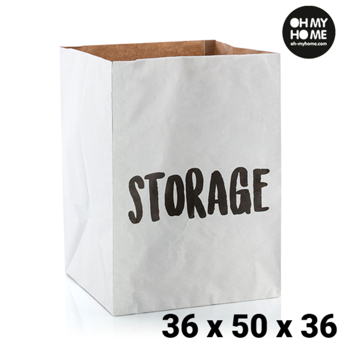 Stor papperskasse Oh My Home (36 x 50 x 36 cm) - 4