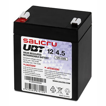 Batteri till System för Avbrottsfri Strömförsörjning UPS Salicru UBT 12/4,5 VRLA 4.5 Ah 4,5 AH 12 V 12V