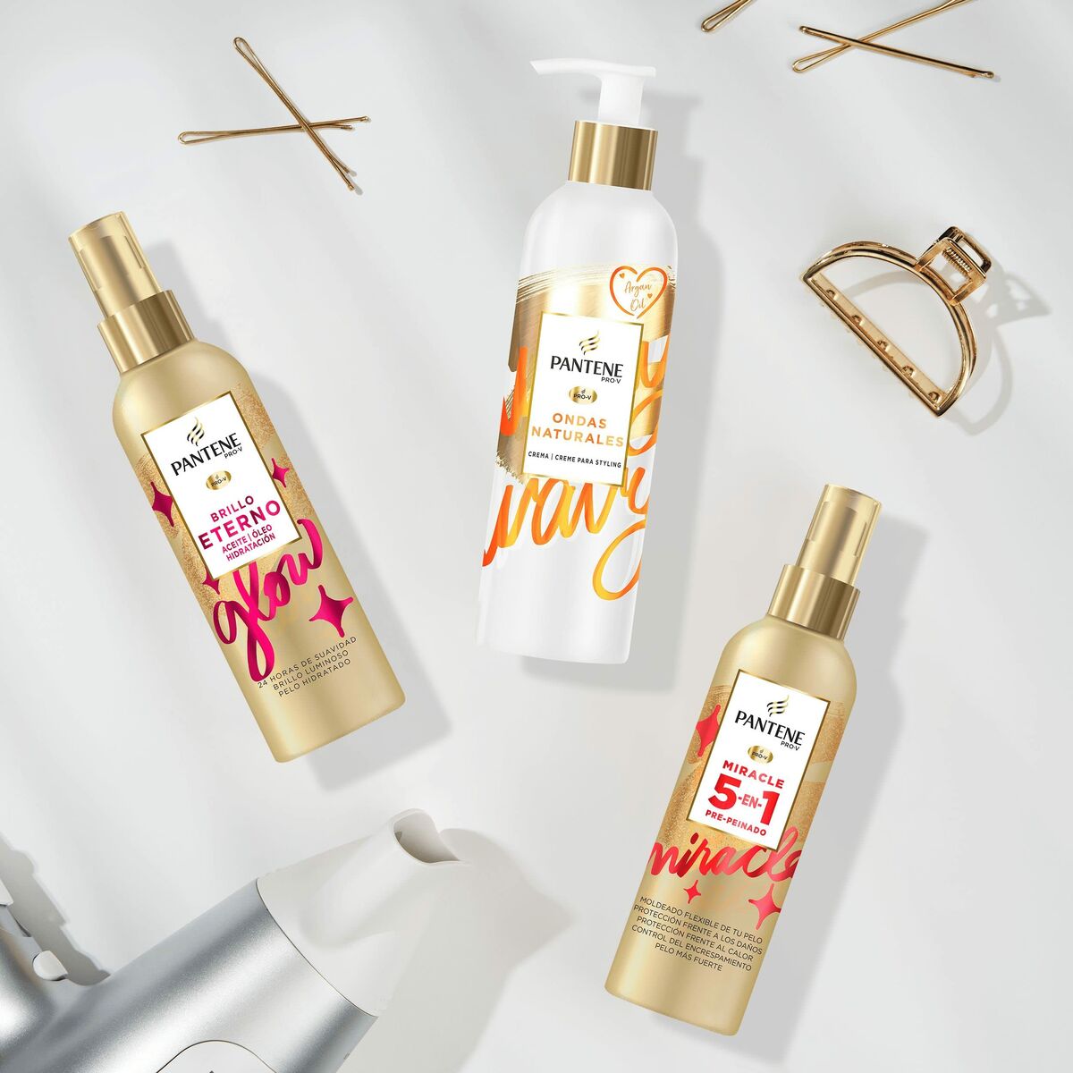 Stylingkräm Pantene Ondas Naturales 235 ml - 4