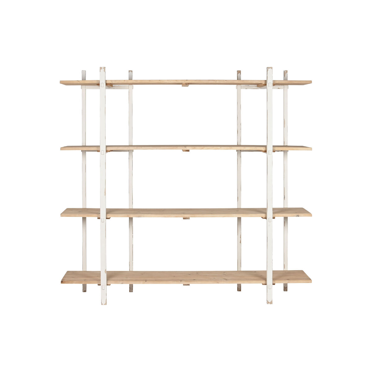 Bokhylla Home ESPRIT Vit Metall Gran 188 x 42 x 180 cm - 6