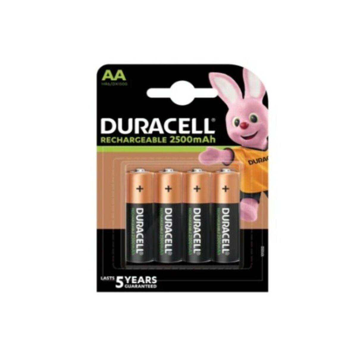 Laddningsbara Batterier DURACELL HR06-P AA NiMh 2500 mAh (4 pcs) - 2