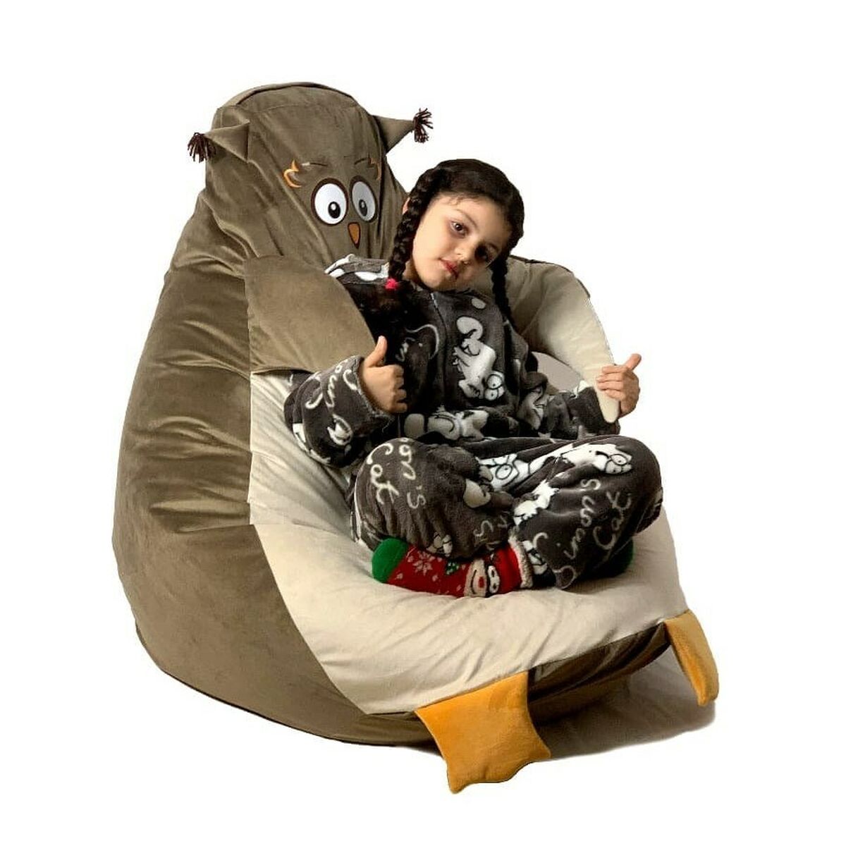 Puff GO GIFT Beige Brons Oxford 105 x 80 cm - 3