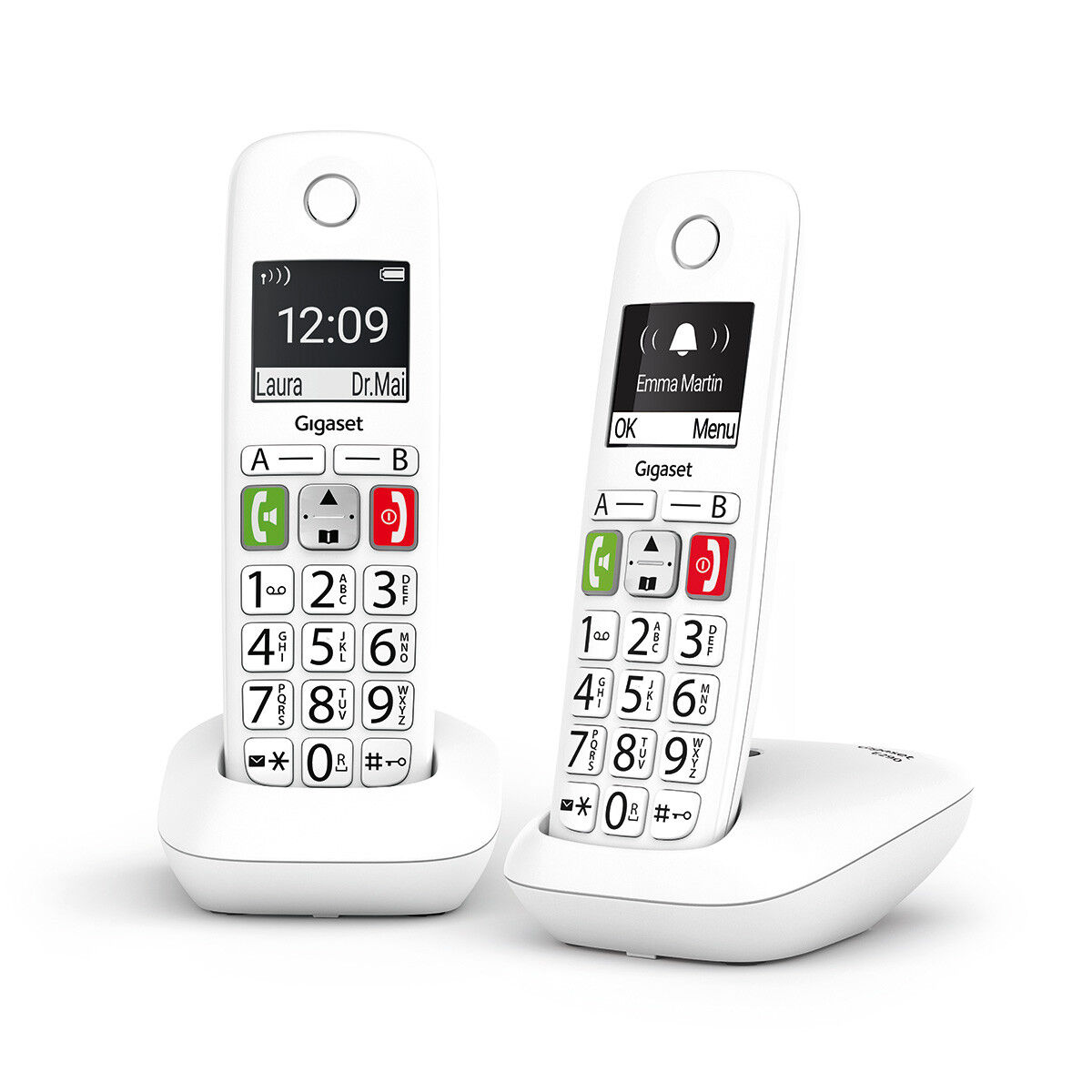 Trådlös Telefon Gigaset E290 Duo Vit - 2