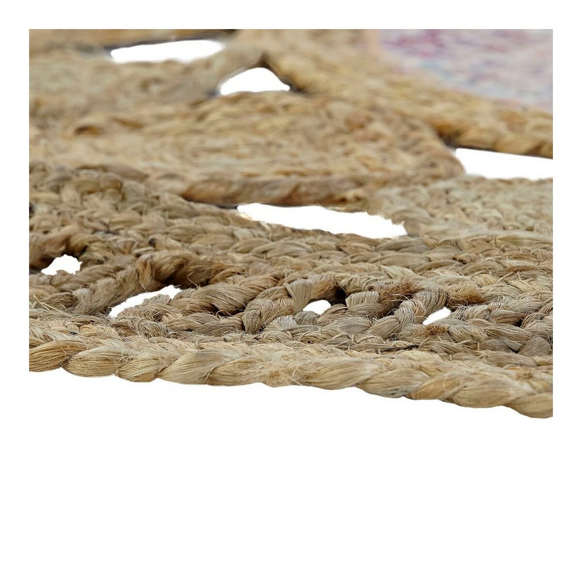 Matta DKD Home Decor Jute Bomull Boho (160 x 160 x 0.5 cm) - 7