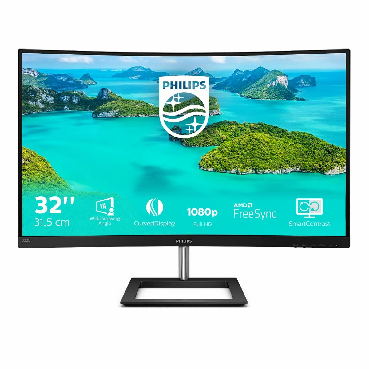 Monitor Philips 322E1C/00 Full HD 32" 31,5" 75 Hz - 7