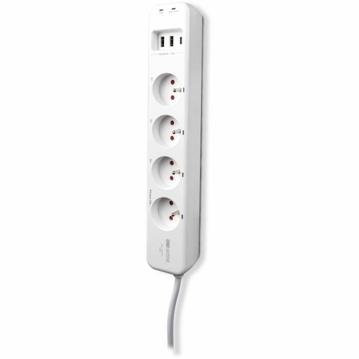 Ellist 4 Tomas-uttag utan brytare SCS SENTINEL SmartPlug 240 V - 6