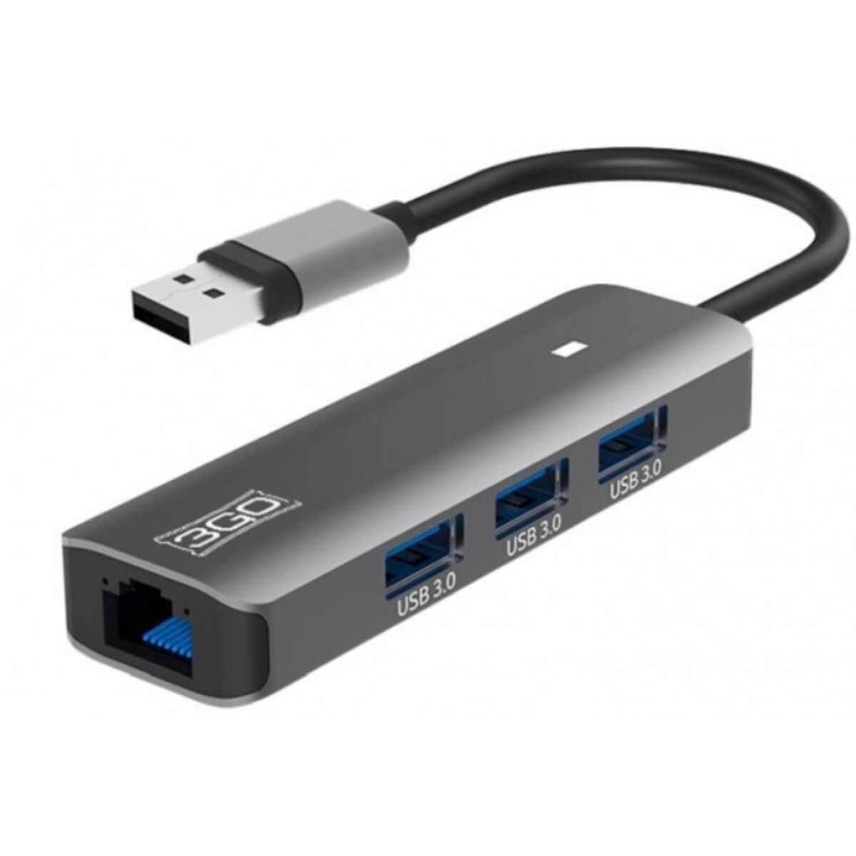 USB-HUB 3GO HUB37PETH2 Grå (1 antal)