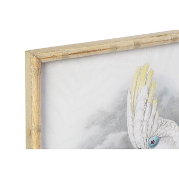 Tavla DKD Home Decor Bambu Glas 50 x 2,8 x 70 cm