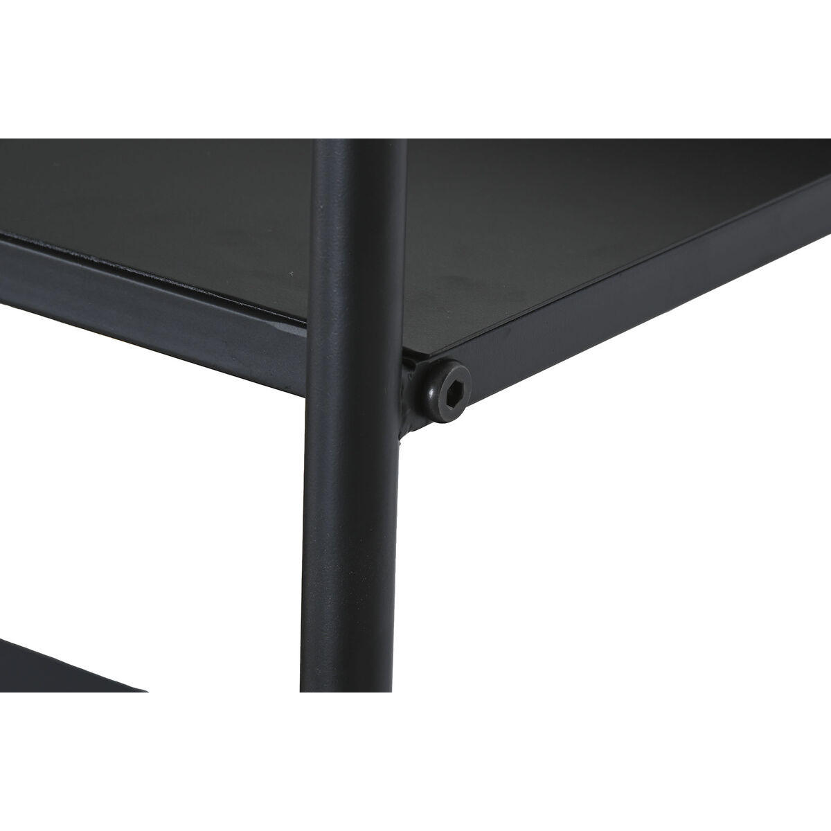 Bokhylla Home ESPRIT Svart Metall 100 x 30 x 180 cm - 4